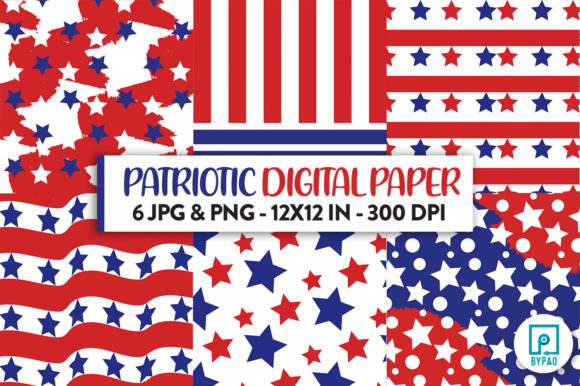 America Patriotic Digital Paper 1: A Strategic Creative Asset for Purpose-Driven Design