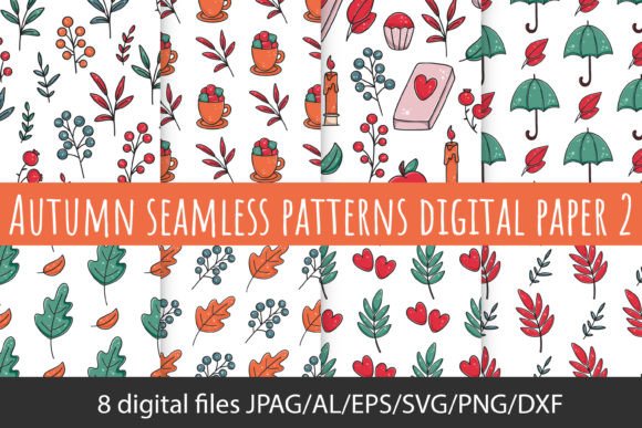 Autumn Seamless Paper SVG