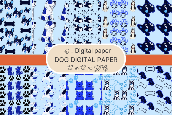Dog Digital Paper
