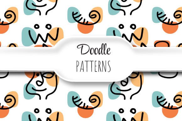Doodles Meet Precision: Seamless Vector Patterns for Professional Design