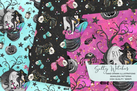 Halloween Digital Paper, Seamless Papers: Your Versatile Design Companion