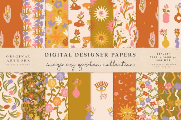 Imaginary Garden Digital Papers: A Practical Evaluation for Designers and Creators