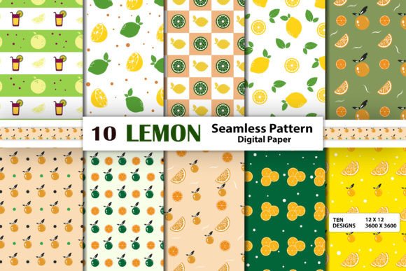 Lemon Digital Paper Seamless Pattern: A Practical Asset for Designers and Makers