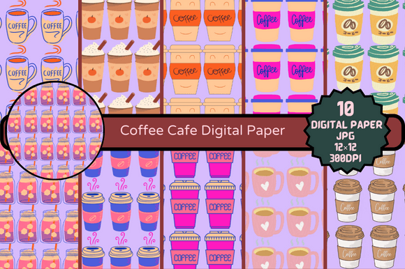 Pink Coffee: A Distinctive Digital Design Resource for Creative Projects