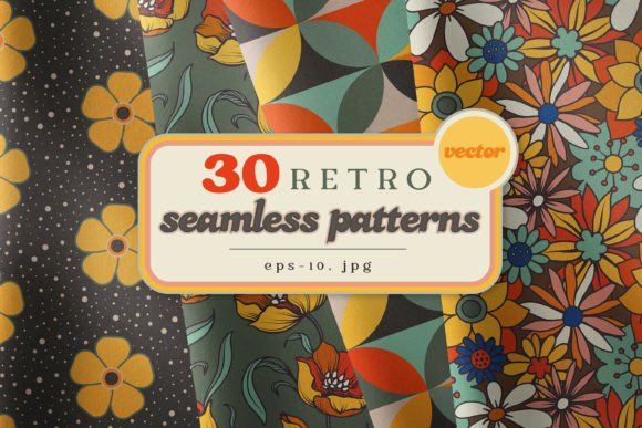 Retro Seamless: Vintage Patterns, Modern Flexibility